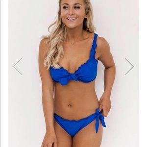 Pink Lily Dive On In Bikini Set